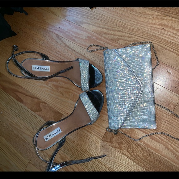 steve madden matching shoes and purse